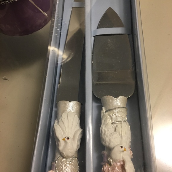 Dove cake serving set - Picture 2 of 2